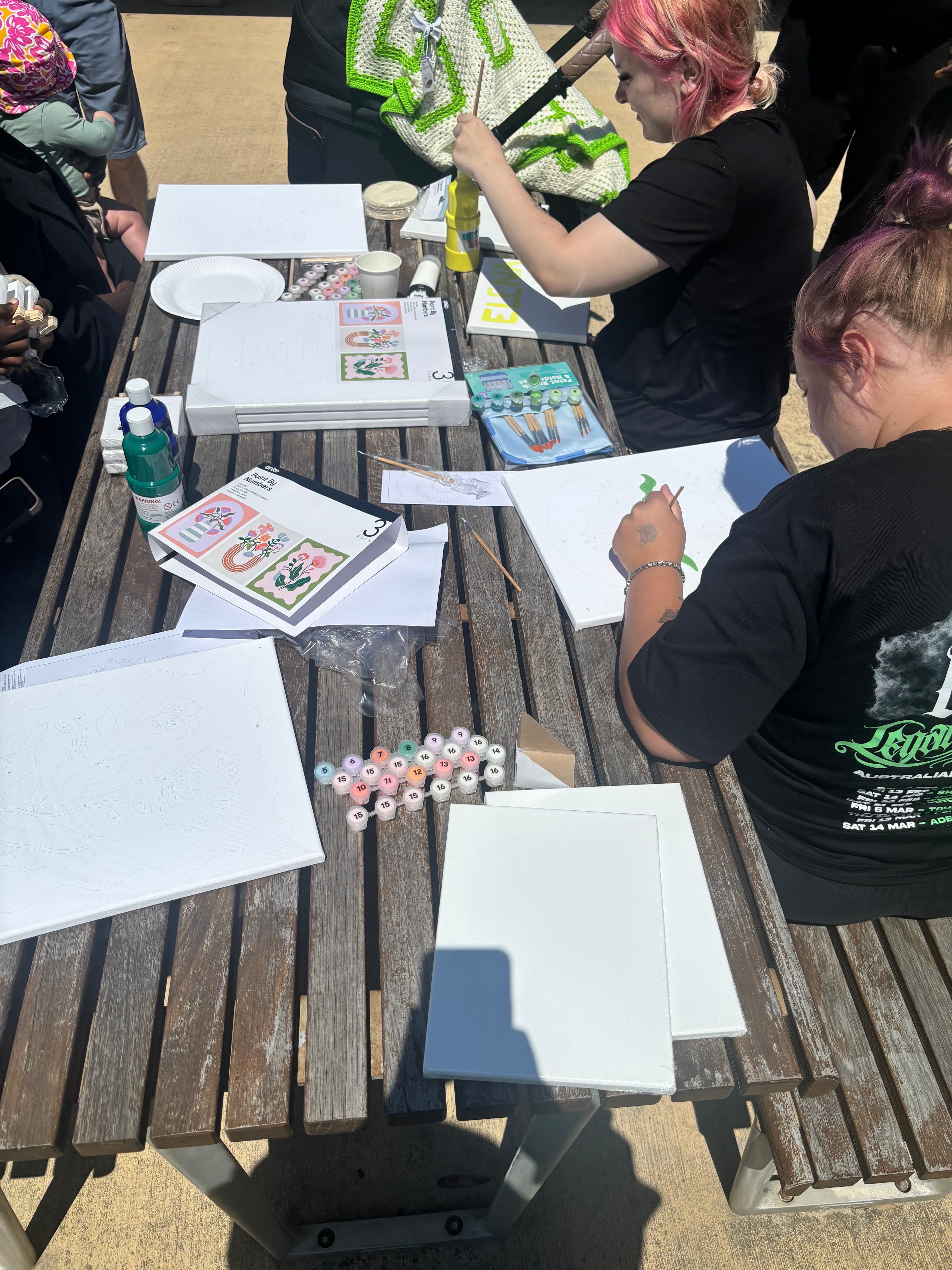 A group of disability participants in a vocational training and employment skills workshop